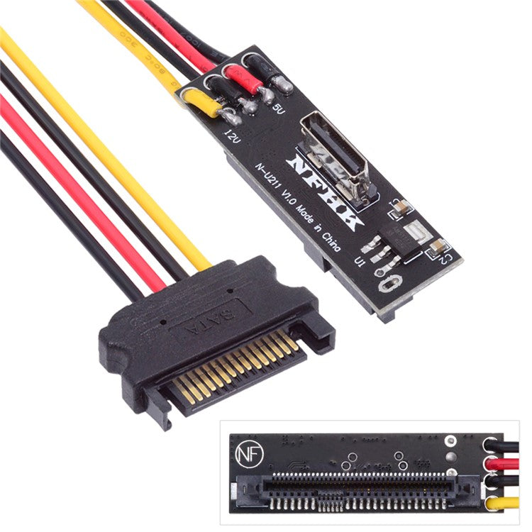 SFF-8611 Oculink Female SFF-8612 to U.2 U.3 SFF-8639 NVME Pcie PCI-Express SSD Adapter for Mainboard
