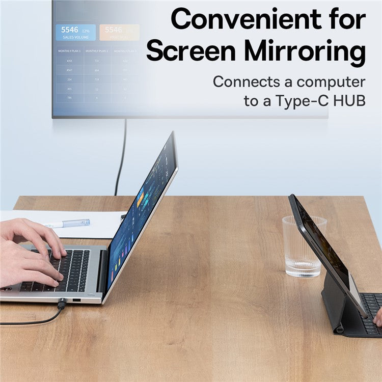 BASEUS Ingenuity Series Mini OTG Adapter USB 3.1 Male to Type-C Female Converter - Black