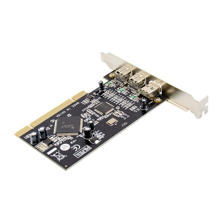 PCI 1394A+1394B FireWire 800 Capture Card SN082AA2+TSB81BA3 Dual Chip Control Processor
