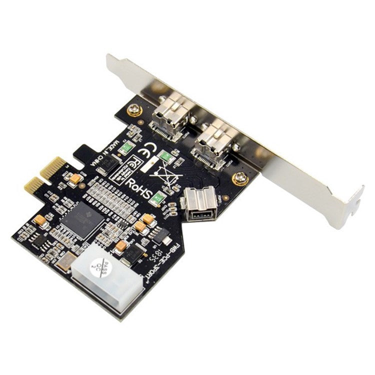 PCI-E x1 FireWire 3-Port TI XIO2213A 1394(2B+1A) Driver-free Video Capture Card