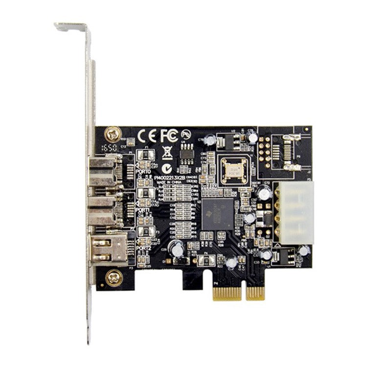 PCI-E X1 FireWire TI XIO2213A 3-Port 1394 (2B+1A) Video Capture Card