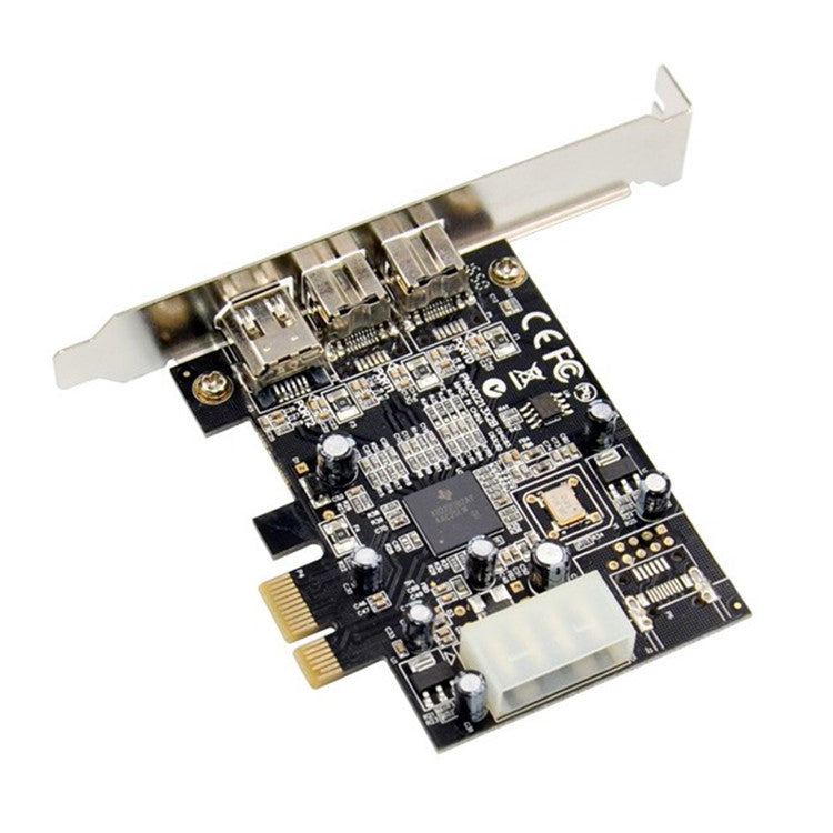 PCI-E X1 FireWire TI XIO2213A 3-Port 1394 (2B+1A) Video Capture Card