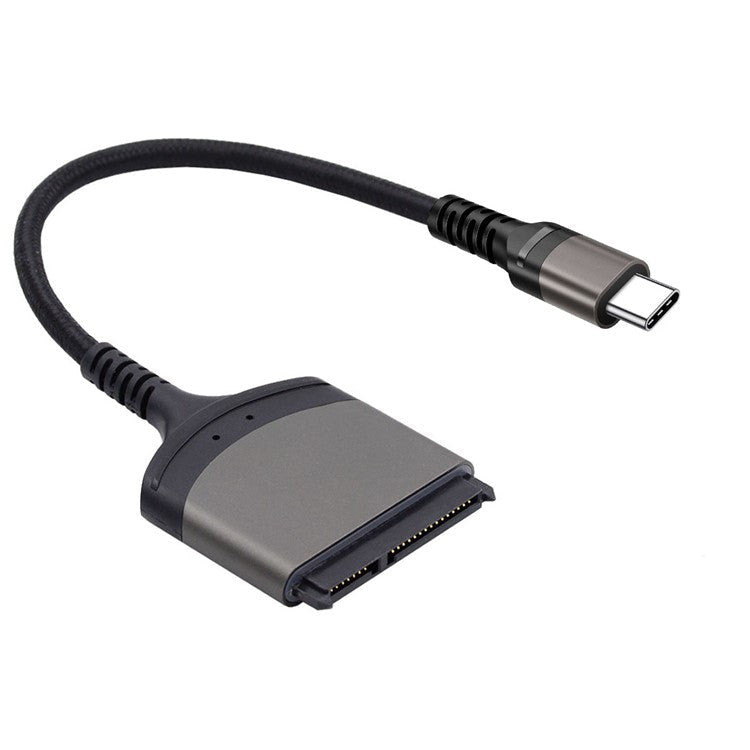 UC-146-SL 5Gbps USB-C to SATA 22-Pin Type-C Adapter Cable for 2.5'' Hard Disk Driver SSD Laptop (Total Length: 25cm)