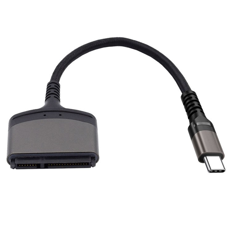 UC-146-SL 5Gbps USB-C to SATA 22-Pin Type-C Adapter Cable for 2.5'' Hard Disk Driver SSD Laptop (Total Length: 25cm)