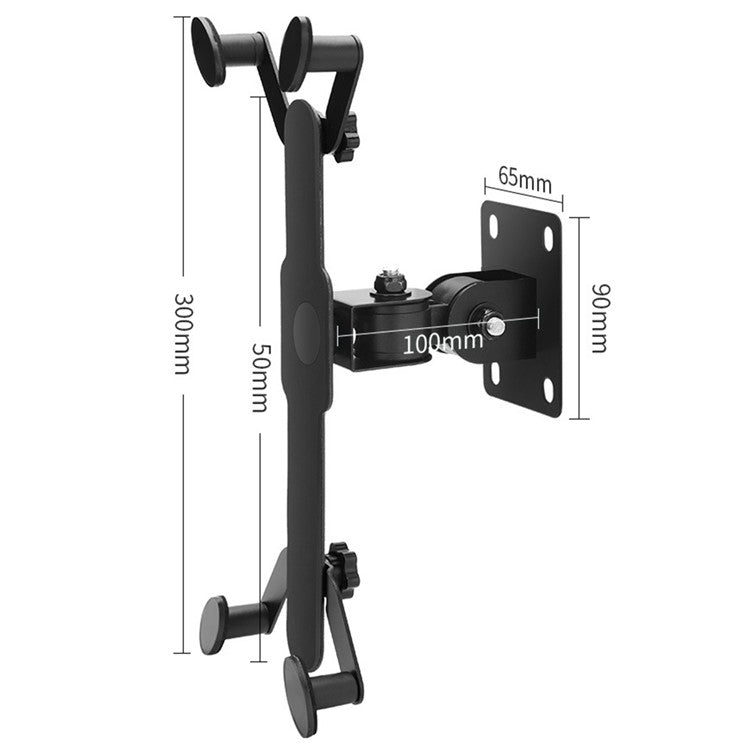 GMS-02 Anti-Theft Wall Mount 7-13 Inch Tablet PC Wall Hanging Bracket Holder for Smart Home Monitoring