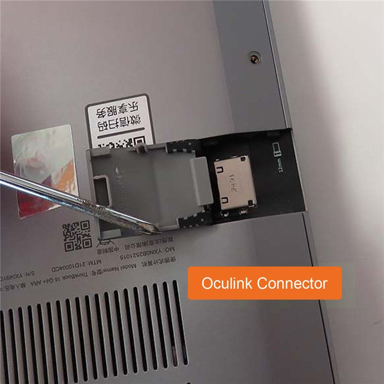 PCI-E 3.0 M.2 M-key to Oculink SFF-8612 SFF-8611 Host Adapter for ThinkBook 16+ Laptop External Graphics Card & SSD