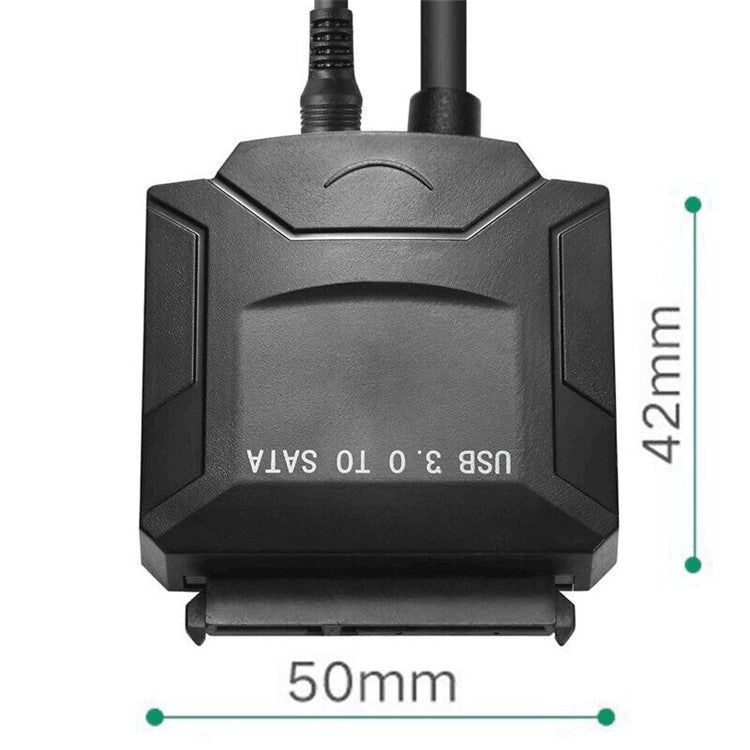 U3-027-OD USB 3.0 to Angled SATA 22 Pin Adapter Cable for 2.5", 3.5" Hard Disk Drive SSD for Desktop Laptop