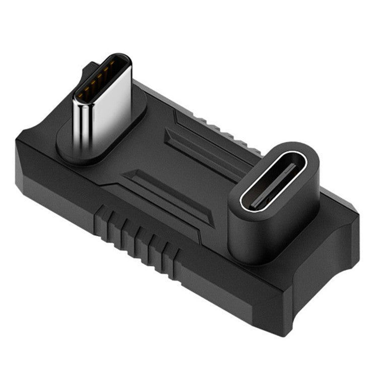 UC-068-OU USB-C Male to Female Power Data Video Adapter Opposite U Shape Back Angled Converter (13.5mm Distance Space)