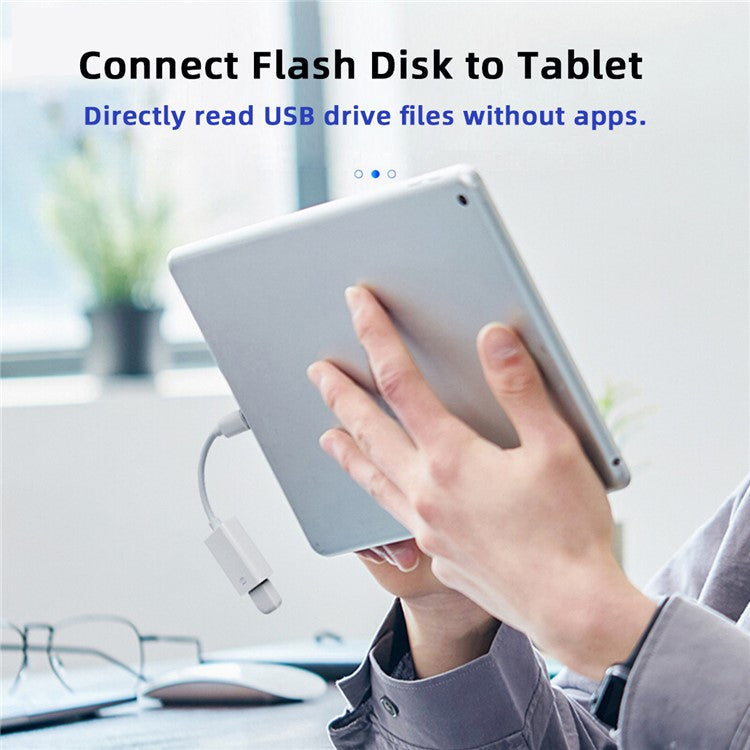 UC-155-TC001 Type-C to Type-A USB3.0 Female Adapter Compatible with Macbook Laptop Tablet Phone