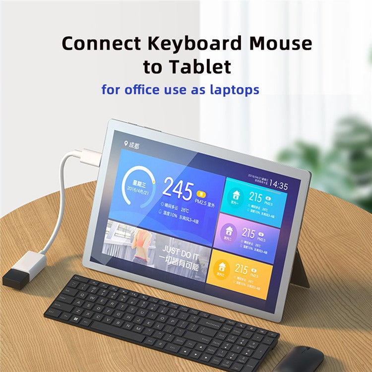 UC-155-TC001 Type-C to Type-A USB3.0 Female Adapter Compatible with Macbook Laptop Tablet Phone