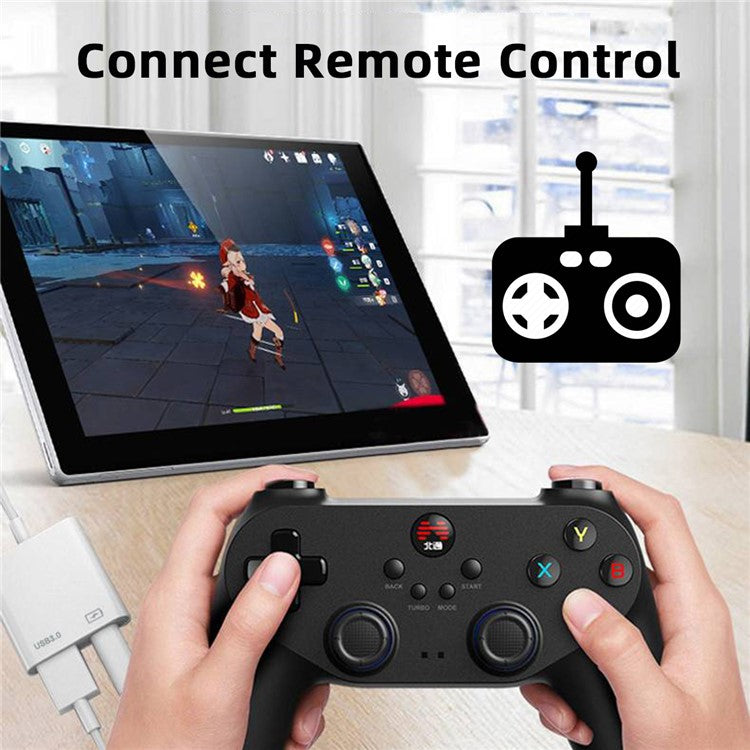 UC-155-TC002 Type-C to Type-A USB3.0 Female with PD Power Charge Adapter Compatible with Macbook Laptop Tablet Phone