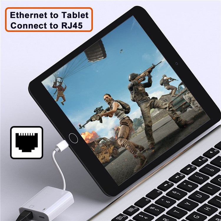 UC-155-TC006 Type C USB-C to 100Mbps Networking RJ45 with PD Power Charge Adapter for Laptop Tablet Phone