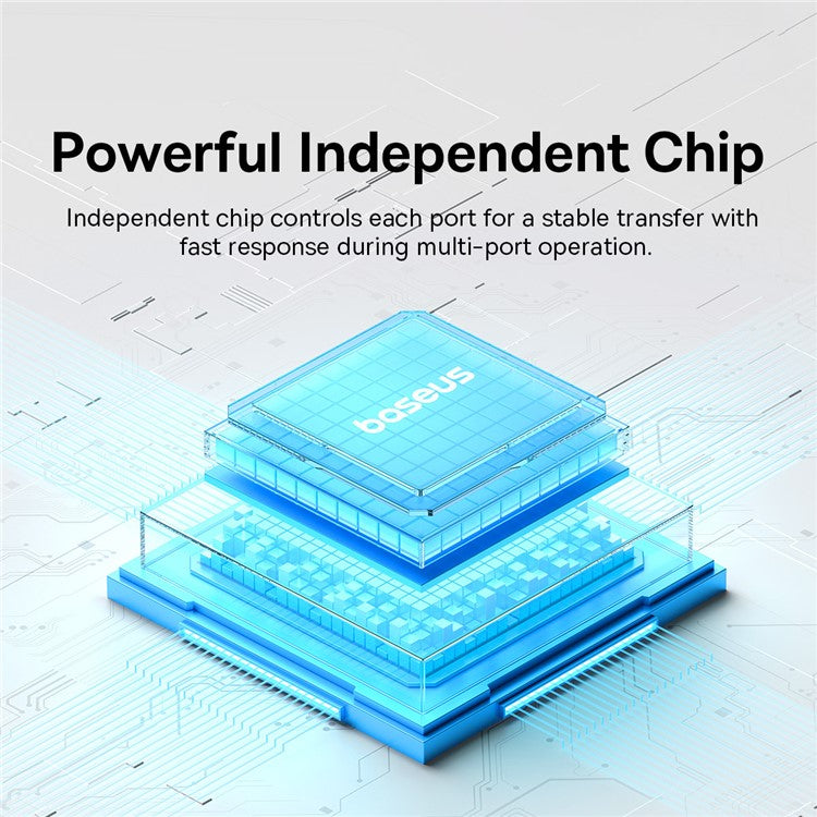 BASEUS UltraJoy Series HUB Lite 150CM Cable USB Adapter to 4 x USB 3.0 Support 5Gbps Transfer Rate - Black