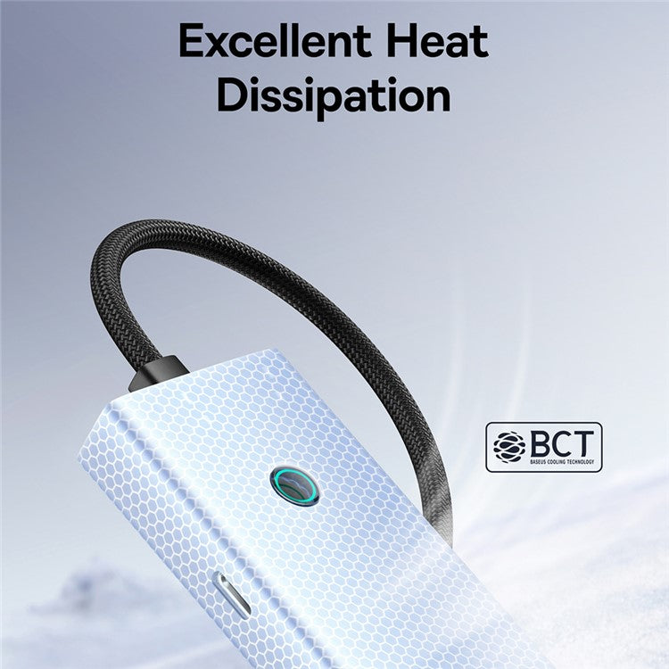 BASEUS UltraJoy Series 150CM Cable USB Adapter Hub Convert to 4 x USB 3.0 + Type-C 5V - Space Grey