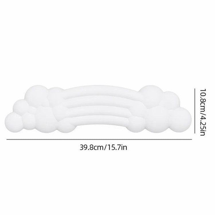 PIWIJOY PJ-01 Cloud Pad Anti-Skid Ergonomic Keyboard Wrist Support Memory Foam Wrist Rest Mat - White