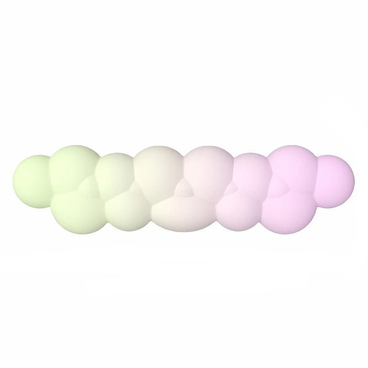 PIWIJOY Marshmallow Wrist Rest Cushion Pad Ergonomic Keyboard Wrist Support with Memory Foam - Mint Green+Pink