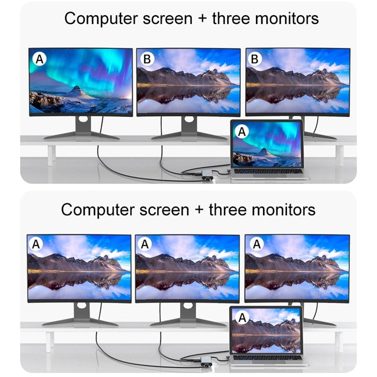 Z261 USB3.1 to PD+USB3.0x3+Type-C+SD / TF+RJ45+3.5mm+DP+HD+VGA 12-in-1 Hub