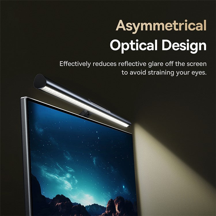 BASEUS i-wok 3 Series BS-LT007 Asymmetric Light Source Magnetic Screen Hanging Light - Cluster Black