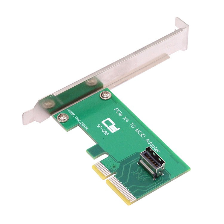 SF-085 PCI-Express 5.0 4.0 4X to MCIO Mini Cool Edge IO Female Host Adapter for PCIe Nvme U.2 SSD