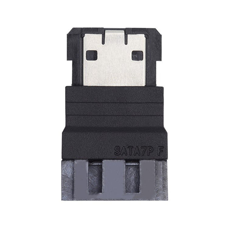 SA-082 2Pcs / Set SATA 7Pin Male to ESATA Female & External ESATA to SATA Adapter Extender for SSD Disk