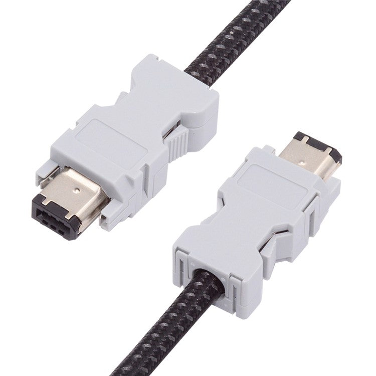 CN-010-MA SM-6P I / O Connector IEEE 1394 6Pin CN3 Plug 55100-0670 Male JZSP-CMP9-1-E Compatible with Yaskawa Panasonic Servo 54280-0609