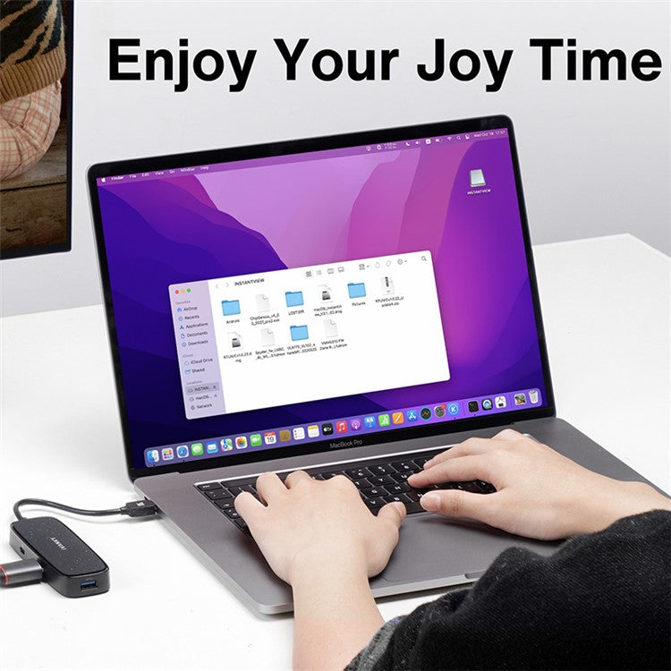 IVANKY VCA03 Type-C Hub Adapter to PD+3xUSB 3.0+HD 4K Output+2 Card Reader Slots