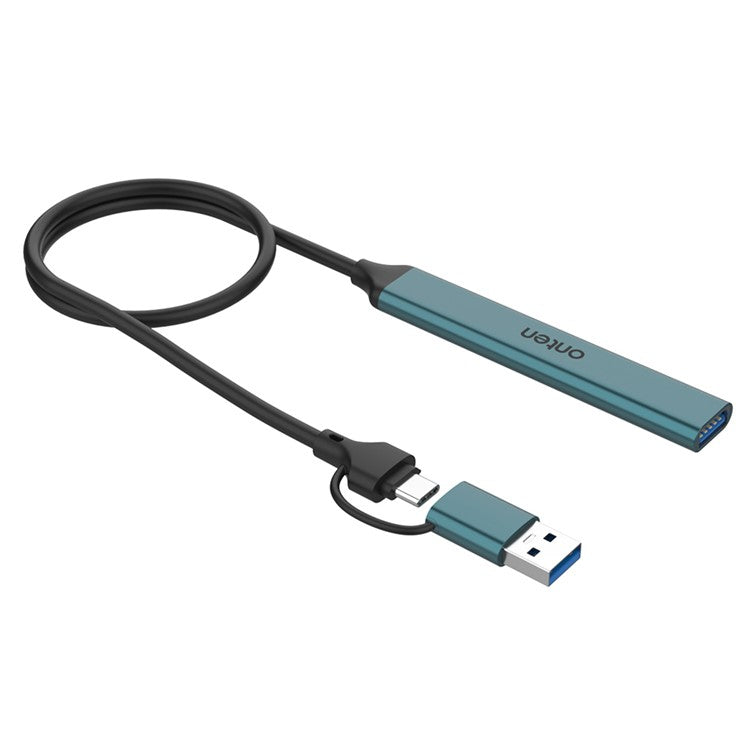 ONTEN UCA9703 USB 3.0+Type-C to 3xType-C+USB Adapter Aluminum Alloy USB Hub