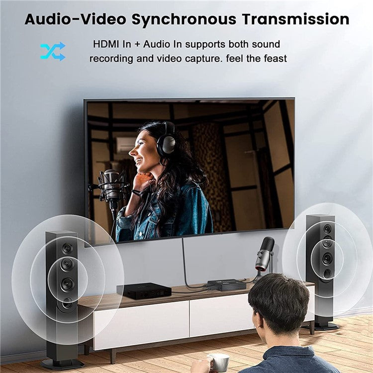 OZC3-1 HDMI to USB 3.0 4K Pro Video Capture Card 1080P 60fps HD Video Recorder