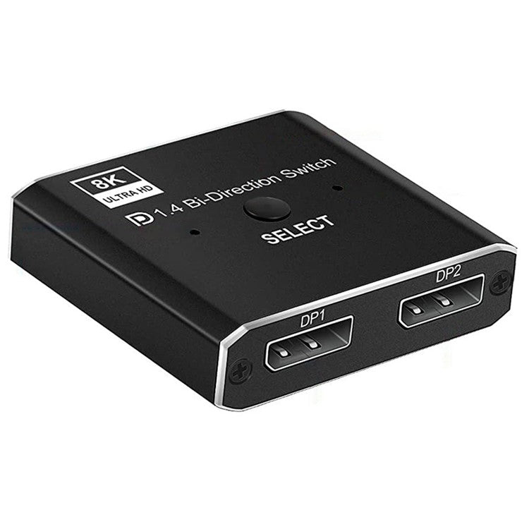 OZQD DP 1.4 Switcher Bi-directional 8K / 60Hz DisplayPort Switch Adapter Support IR Remote Control