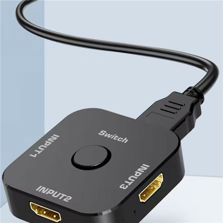 OZQ15 HDMI 2.1 Switcher 3X1 8K 60Hz Converter Adapter with LED Indicator