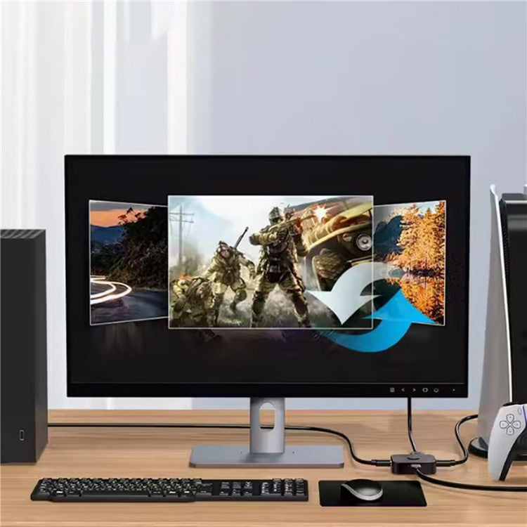 OZQ15 HDMI 2.1 Switcher 3X1 8K 60Hz Converter Adapter with LED Indicator