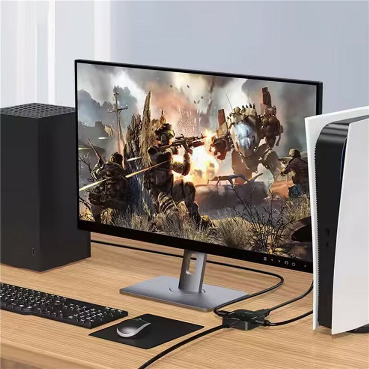 OZQ15 HDMI 2.1 Switcher 3X1 8K 60Hz Converter Adapter with LED Indicator