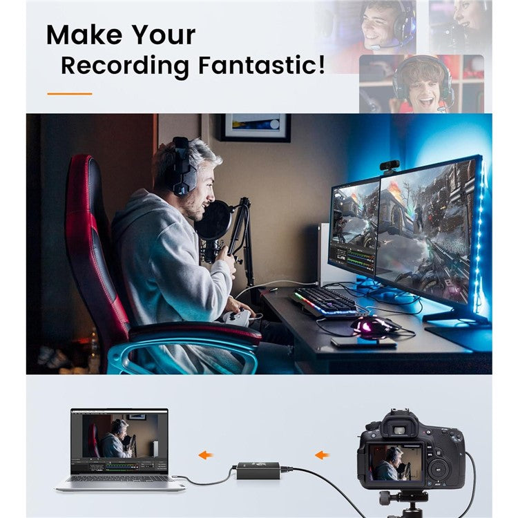 MS2131 OZC8 4K 2K HD Video Capture Card 1080P 60FPS HDMI to USB3.0 Live Streaming Recording Adapter