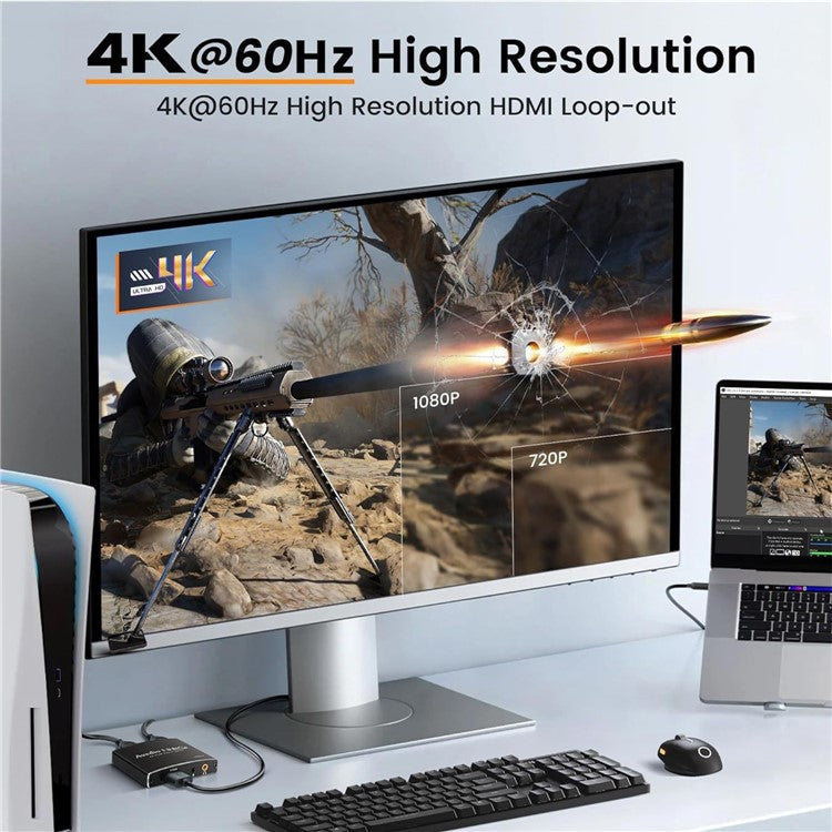 MS2131 OZC8 4K 2K HD Video Capture Card 1080P 60FPS HDMI to USB3.0 Live Streaming Recording Adapter