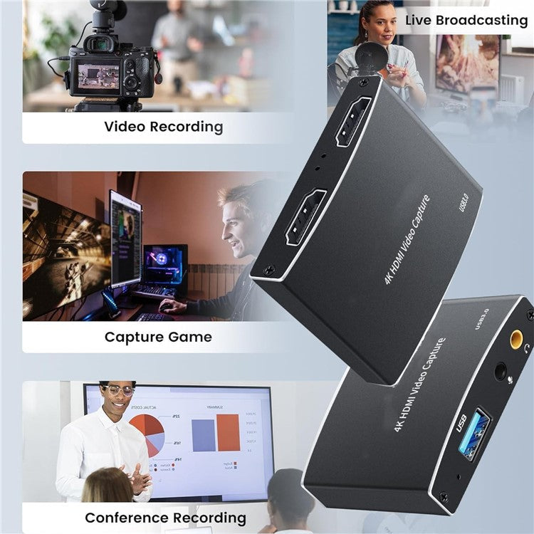 MS2131 OZC8 4K 2K HD Video Capture Card 1080P 60FPS HDMI to USB3.0 Live Streaming Recording Adapter