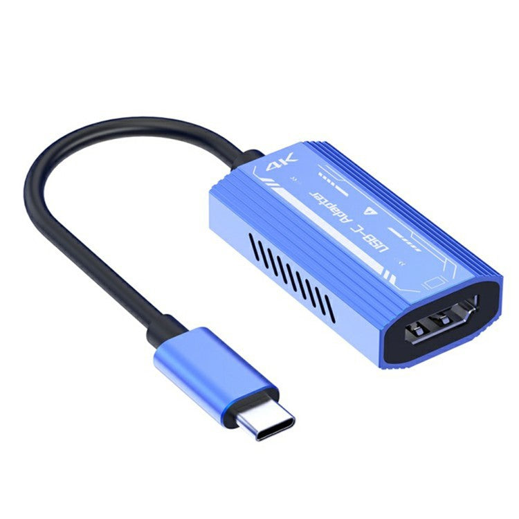 V278 4K 60Hz Type-C to HDMI + Type-C Video Adapter Aluminum Alloy Converter