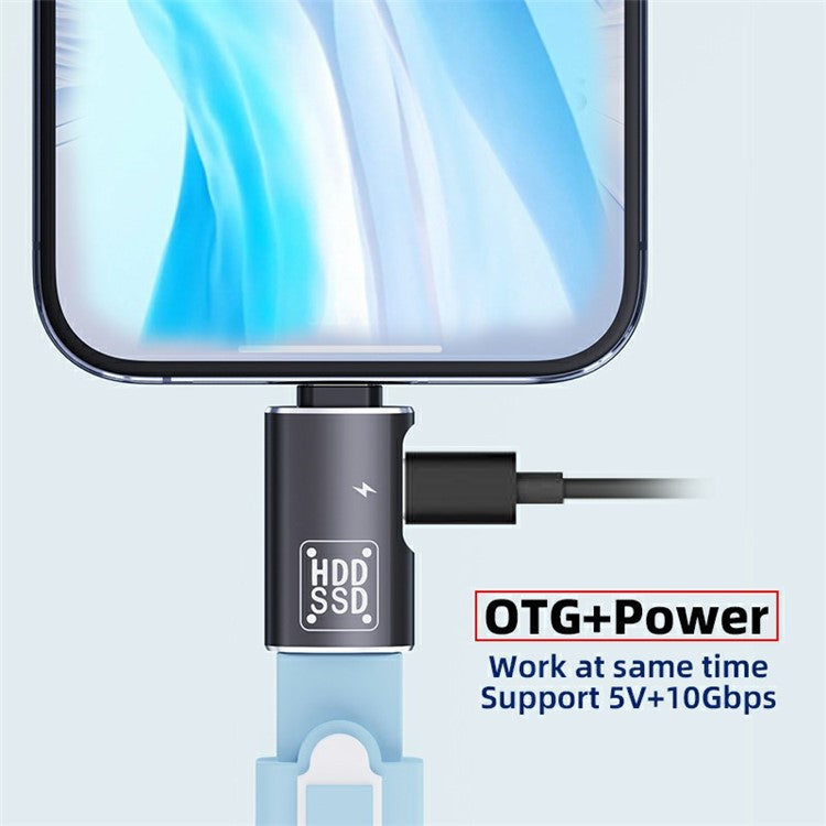 UC-035-AC 10Gbps Type-C to USB 3.0 Female OTG DC 5V Power Adapter for Tablet Phone