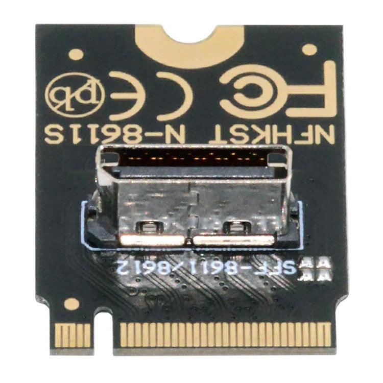 SF-023-2230MM 2230 PCI-E4.0 M.2 M-key to OCuLink SFF-8612 SFF-8611 Vertical Host Adapter for NVME U.2 SSD eGPU