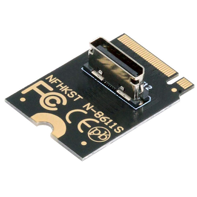 SF-023-2230MM 2230 PCI-E4.0 M.2 M-key to OCuLink SFF-8612 SFF-8611 Vertical Host Adapter for NVME U.2 SSD eGPU