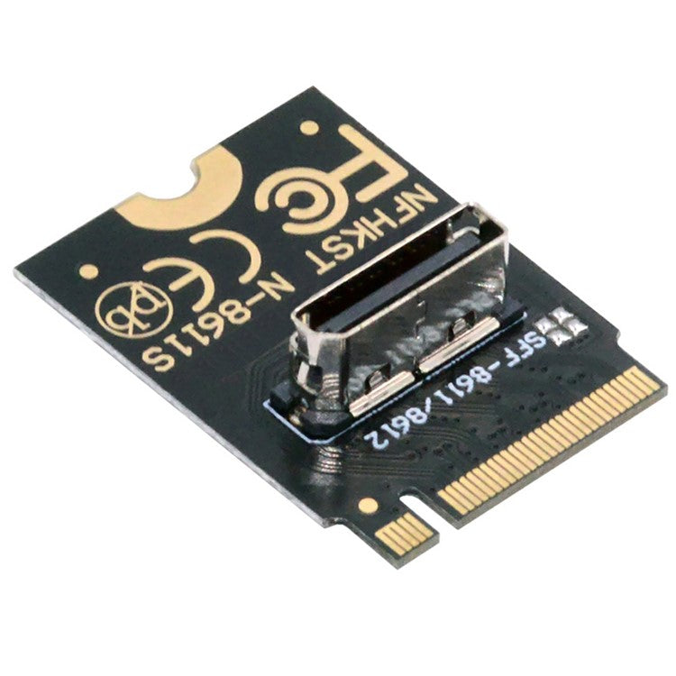 SF-023-2230MM 2230 PCI-E4.0 M.2 M-key to OCuLink SFF-8612 SFF-8611 Vertical Host Adapter for NVME U.2 SSD eGPU
