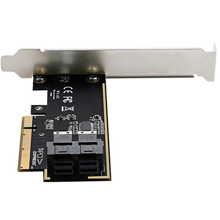 TXB127 SFF8639 Interface 2-port Solid State Drive (SSD) Adapter Board to PCLEX8 to 2 U.2 Expansion Card