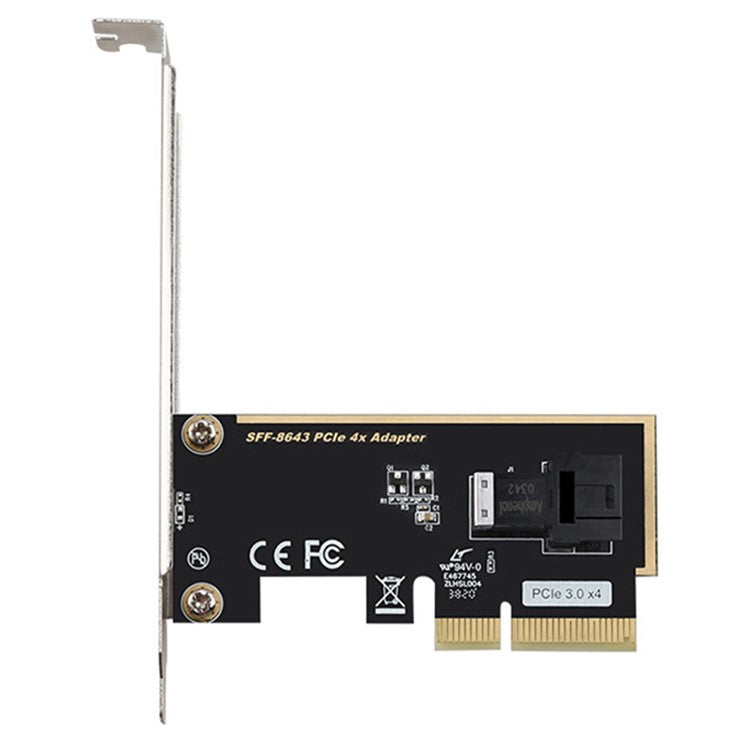 TXB123 Driver Free PICE3.0x4 U2 2.5in Nvme U.2 PCIE 3.0 to SFF8643 Adapter Card