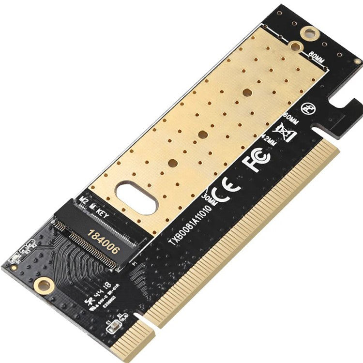 TXB008 Pcl-Express X16 SSD Adapter Card M.2 to PCIE3.0 Computer Expansion Card without Heat Sink