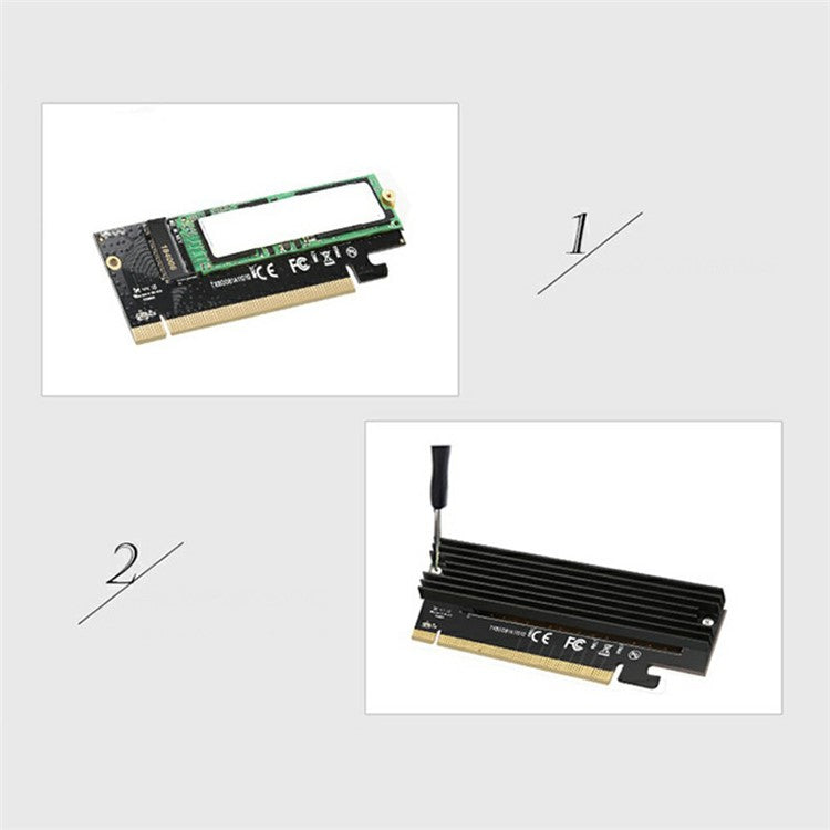 TXB008 Pcl-Express X16 SSD Adapter Card M.2 to PCIE3.0 Computer Expansion Card without Heat Sink