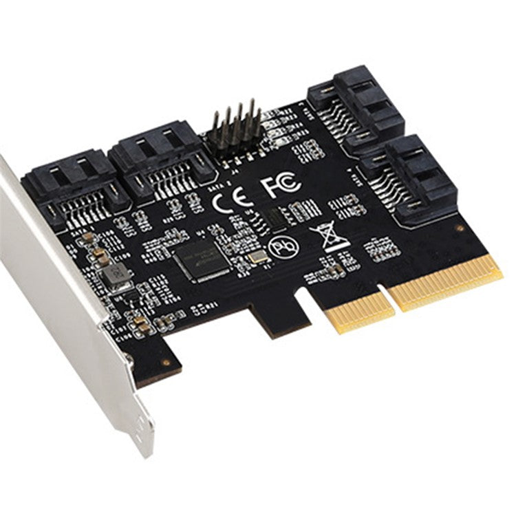 TXB170 PCIE to SATA Bootable SSD Solid State Drive Adapter Card PCIE X4 to 4-port SATA3.0 Expansion Card