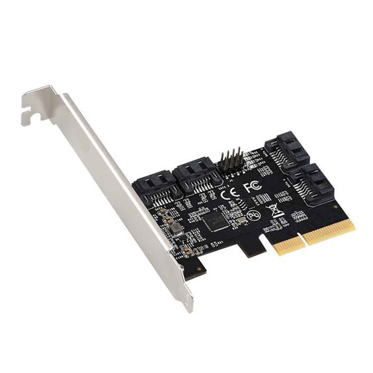 TXB170 PCIE to SATA Bootable SSD Solid State Drive Adapter Card PCIE X4 to 4-port SATA3.0 Expansion Card