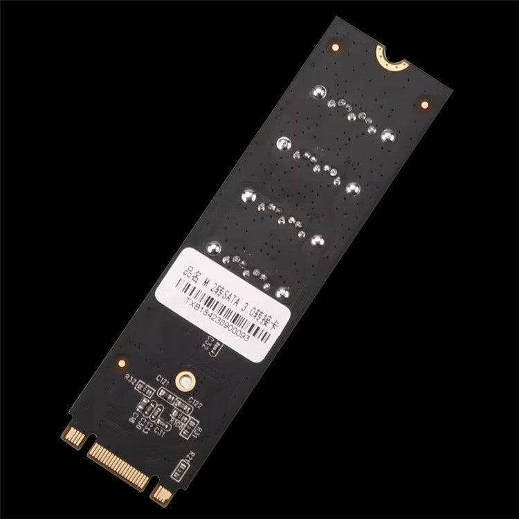 TXB184 Key-M Key-B M.2 NVME Adapter Card PCI-E 3.0 to 4-port SATA3.0 Expansion Card