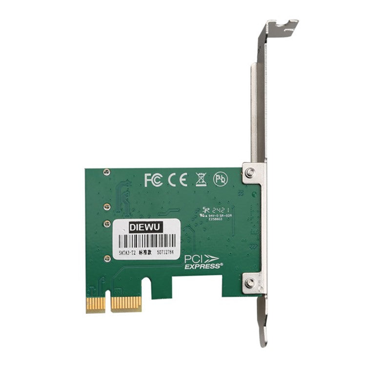 TXB169 AMS1016 Chip Adapter Card Pcie 2.0 X1 to 2-port SATA3.0 Hard Drive Expansion Card