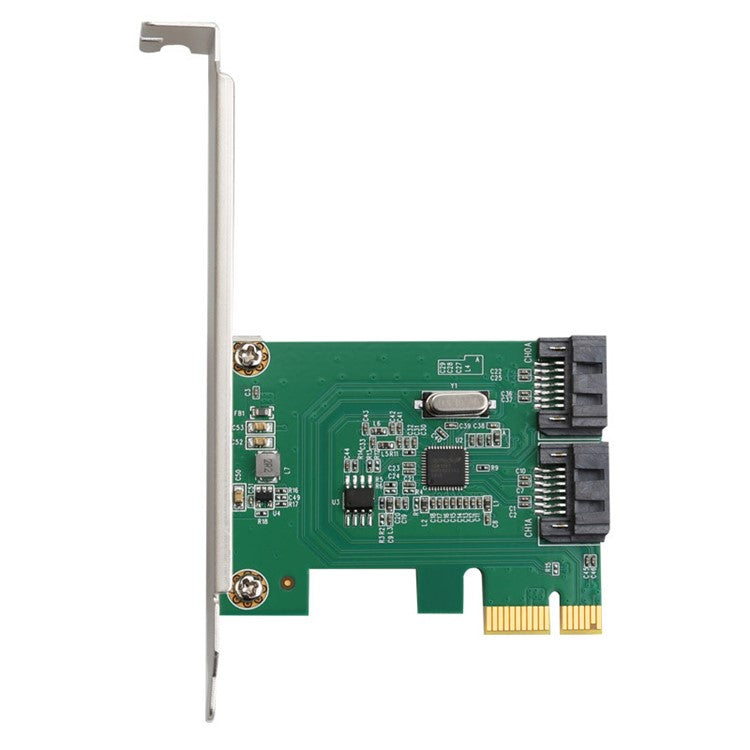 TXB169 AMS1016 Chip Adapter Card Pcie 2.0 X1 to 2-port SATA3.0 Hard Drive Expansion Card