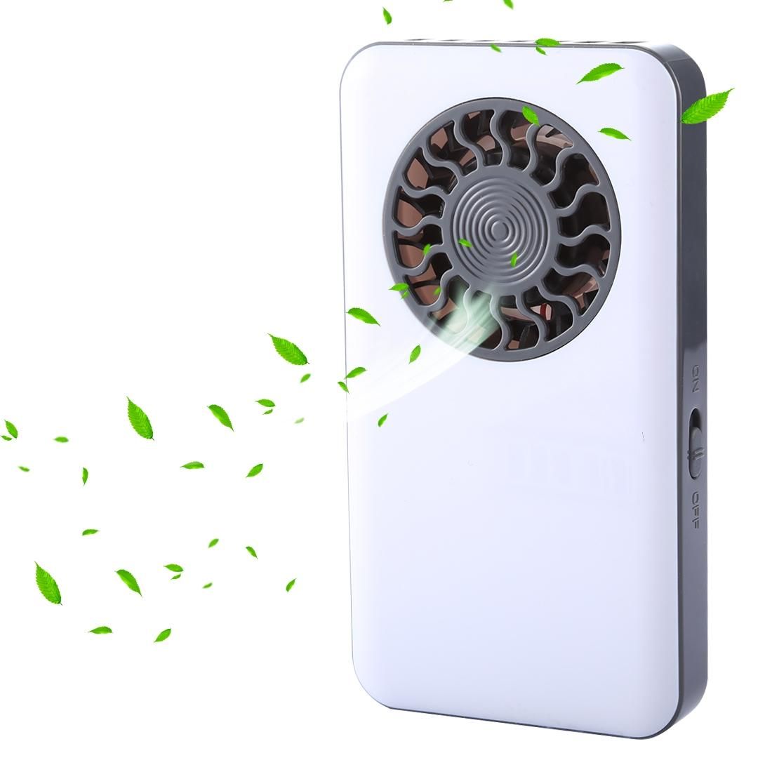 HH-U519 Ultra-thin Mute Handheld Portable Fan (White)